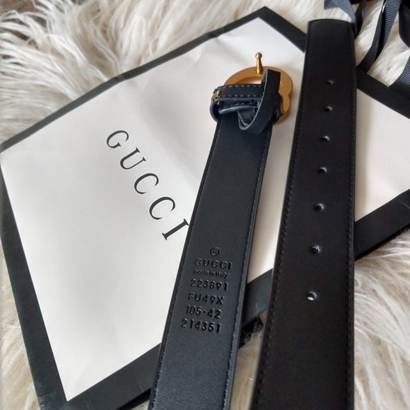 Leather Gucci Belt AUTHENTIC main image 4